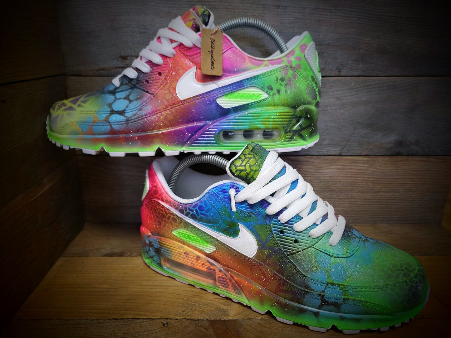 Nike Air Max 90: Multicolor Neon Graffiti