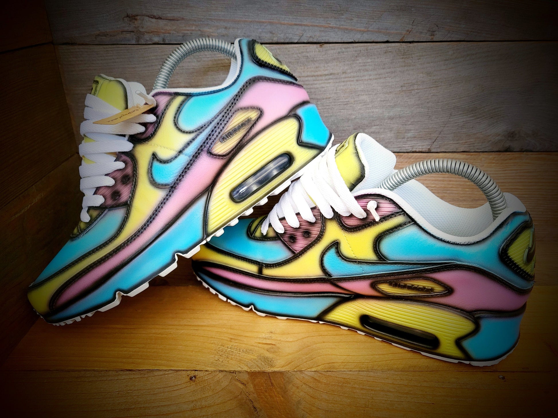 Custom Painted Air Max 90/Sneakers/Shoes/Kicks/Premium/Personalised/Funky Cartoon
