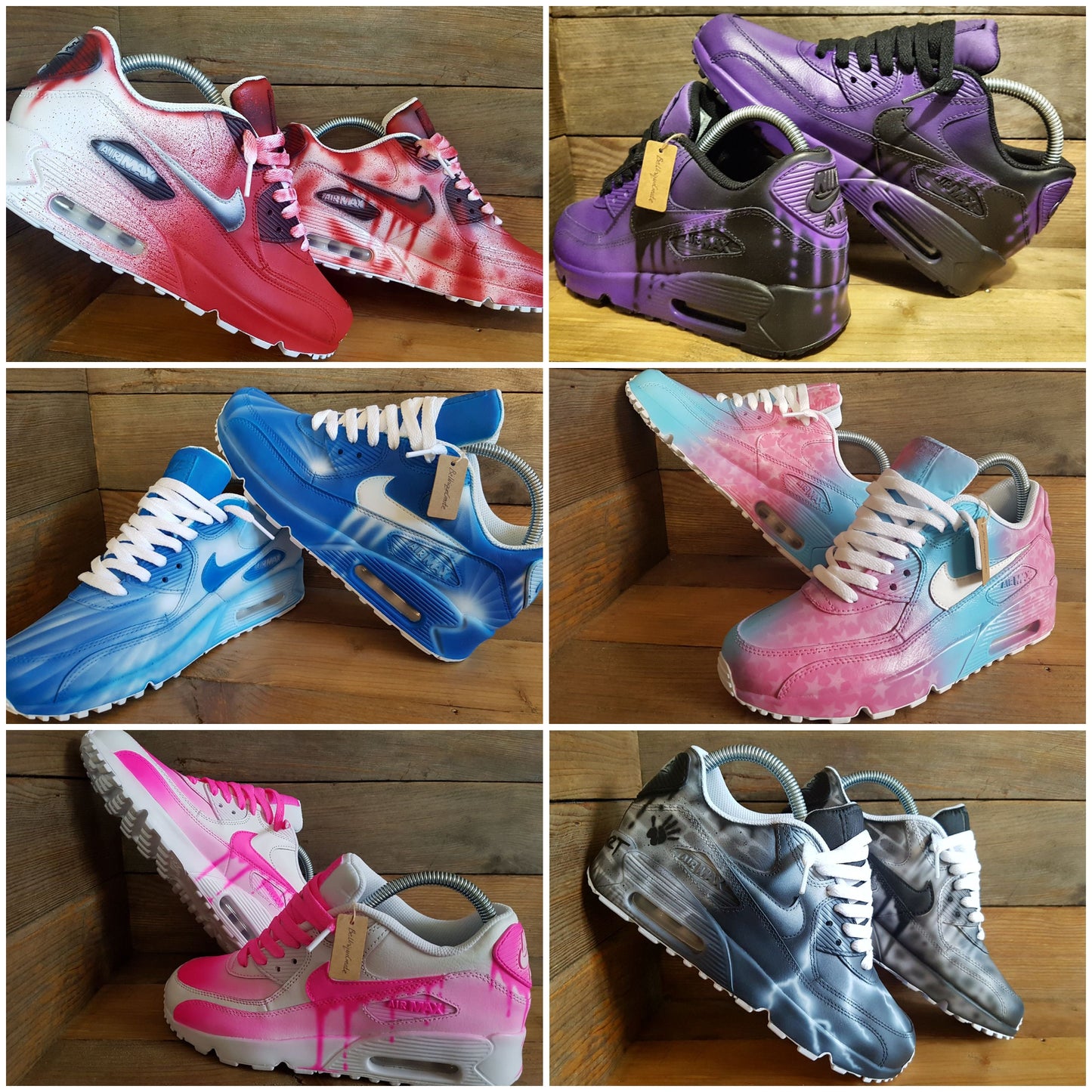 Custom Painted Air Max 90/Sneakers/Shoes/Kicks/Art/The Rusty One