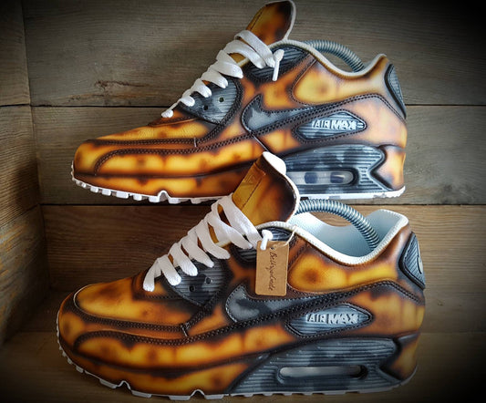 Custom Painted Air Max 90/Sneakers/Shoes/Kicks/Art/The Rusty One