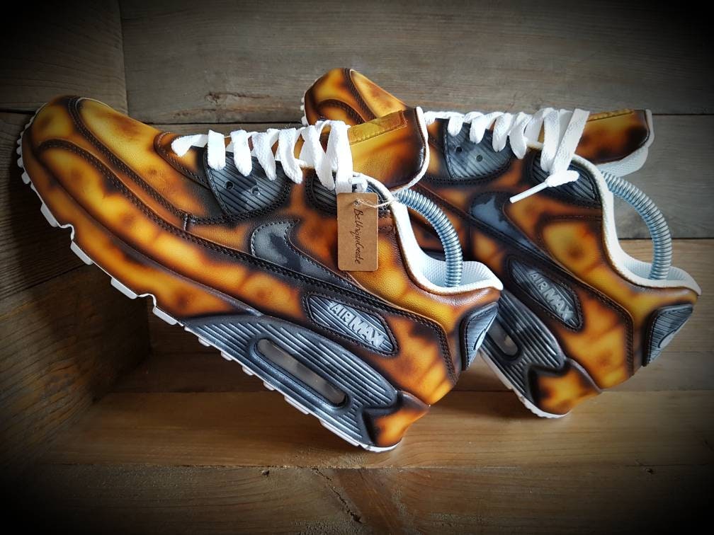 Custom Painted Air Max 90/Sneakers/Shoes/Kicks/Art/The Rusty One