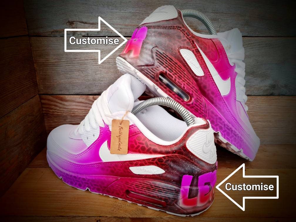Custom Painted Air Max 90/Sneakers/Shoes/Kicks/Premium/Personalised/Graffiti Galaxy