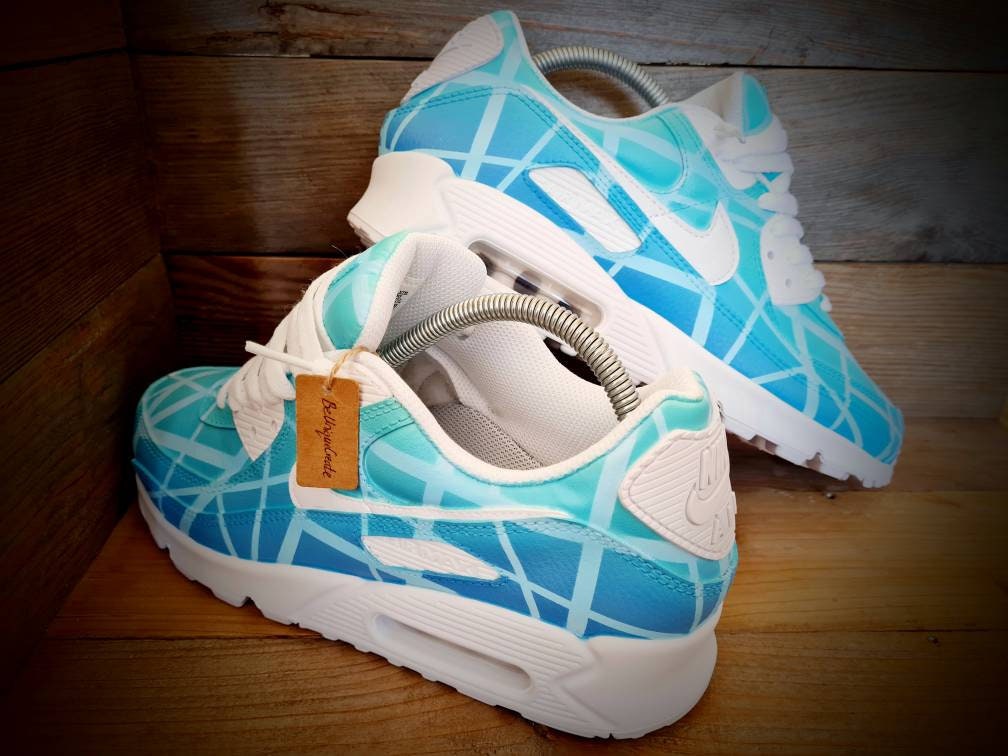 Custom Painted Air Max 90/Sneakers/Shoes/Kicks/Premium/Personalised/Enigma