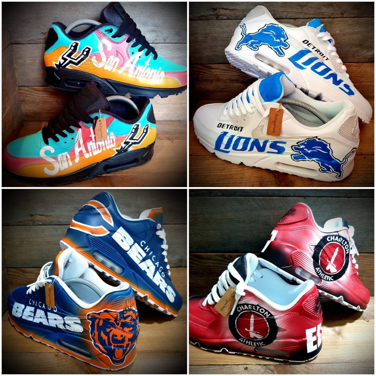 Personalised Custom Painted Air Max 90/Air Force 1/Sneakers/Shoes/Kicks/Boots/Premium/Send In Your Shoes