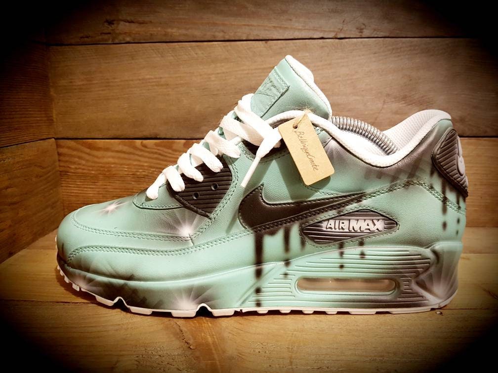 Custom Painted Air Max 90/Sneakers/Shoes/Kicks/Premium/Personalised/Funky Drip