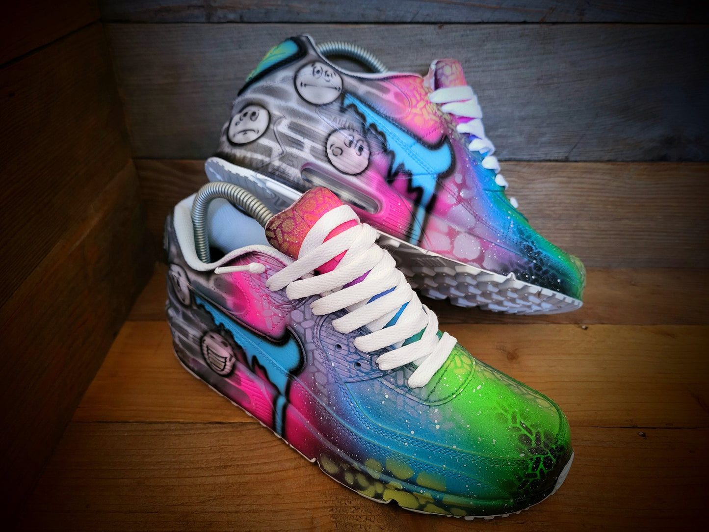 Custom Painted Air Max 90/Sneakers/Shoes/Kicks/Premium/Personalised/Emotions